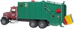 M&auml;nguasja pr&uuml;giauto Bruder Mack Granite Garbage Truck 02812, 1:16, roheline v.