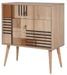 Kummut Kalune Design City Colorblock, mitmev&auml;rviline, 89 cm x 80 cm x 40 cm