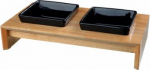 Statiiv koos kaussidega koera jaoks Trixie TX-24821, 0.4 l, 19 cm x 36 cm x 7 cm, 2 tk, pruun v./must v.