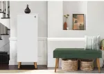 Esiku m&ouml;&ouml;blikomplekt Kalune Design Vegas White 200 - 1070, sise, valge v./roheline v.