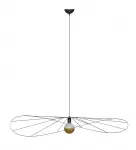 Valgusti rippuv Thoro Lighting Eskola 110 TH.011CZ, E27, 1 x 60 W, must v. / must v., 110 x 110 cm