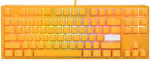 Klaviatuur Ducky One 3 Yellow One 3 Yellow TKL Cherry MX Black, Inglise (US), valge/kollane