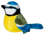 Pehme m&auml;nguasi Beppe Blue Bird, sinine v./kollane v., 13 cm