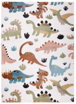 Vaip sise Hakano Beo Dino, eriv&auml;rviline/kreemjasvalge, 220 cm x 160 cm