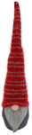 J&otilde;uludekoratsioon, "P&auml;kapikk" Saska Garden Christmas Gnome GS250587, 42 cm, punane v./hall v.