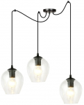 Valgusti rippuv Emibig Level 3, E27, 3 x 15 W, l&auml;bipaistev v.