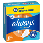 H&uuml;gieenisidemed Always Daily Ultra Size 1, 56 tk