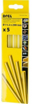 Liimipulk Drel, 20 cm x 11.2 cm, kollane v., 5 tk