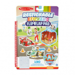 &Scaron;abloonide ja kleebiste album Melissa & Doug Paw Patrol Classic Missions, pruun/hall