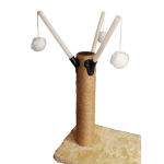 Kraapimispost kassile Besk Cat House with Sleeping Area, 50 cm x 50 cm x 135 cm