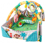 Tegevusmatt BabyTrold 3in1, 78 cm x 58 cm, roheline v./mitmev&auml;rviline