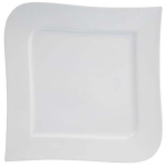 Taldrik prae Ambition Fala, 33 cm x 33 cm x 2 cm, valge v.