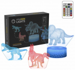 Dekoratsioon &bdquo;Dinosaurus&ldquo; Manta 3D LED-valgustusega, 19.7 cm, 13.7 cm, mitmev&auml;rviline