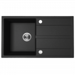 K&ouml;&ouml;givalamu Kuchinox Viti, graniit, 76 cm x 44 cm x 17.5 cm, must v.