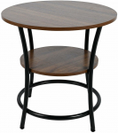 Kohvilaud Gunda, pruun v./must v., 56 cm x 56 cm x 55 cm