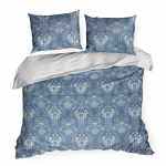 Voodipesukomplekt Reina 477769, sinine v./valge v., 70 x 80 cm, 160 x 200 cm