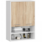 Seina vannitoakapp Akord Fin, valge v./pruunikas v., 30.5 cm x 64.2 cm x 93.6 cm