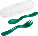 S&ouml;&ouml;giriistade komplekt lastele Akuku, 1 aasta, plastik, roheline v.