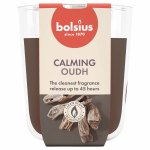 K&uuml;&uuml;nal, l&otilde;hna Bolsius Calming Oudh, 45 h, Pruun v.