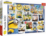 Pusle Trefl Minions Crazy Photo Collection 37390, 34 cm x 48 cm, 500 tk, mitmev&auml;rviline