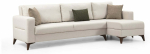 Diivanvoodi Atelier Del Sofa Kristal, beež v., 90 x 284 cm x 86 cm