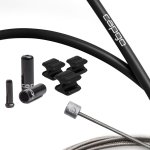 Edastuskaabel, komplekt Capgo Kevlar Shimano/Sram MTB & E-Bike, roostevaba teras, must