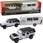 M&auml;ngumaastur haagisega Lean Toys Collectors Edition, 1:32, valge v.