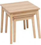 Kohvilaudade komplekt 5five Abana, pruun v., 40 - 45 cm x 45 cm x 37 - 45 cm, 2 tk
