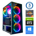 Statsionaarne arvuti Intop RM48861 AMD Ryzen 5 7500F, DDR5 32 GB, SSD 500 GB, Nvidia GeForce RTX5070 12 GB GDDR7, Windows 11 Pro