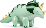 Fooliumist &otilde;hupall erikujuga Party Deco Dinosaur, roheline v.