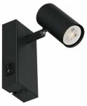 Valgusti seinale Reality Taryn R86851732, GU10, 1 x 5 W, must v.