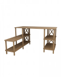 Nurga kirjutuslaud Kalune Design Legno, 145 cm x 65 cm, 75 cm, tamm v.