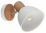 Valgusti lagi ja seinad Reality Delume R86671031, E27, 1 x 40 W, valge v./puidu v.