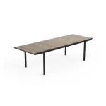 Aialaud Keter Deco Porto Nova Extendable, must v./naturaalne saar v., 200 - 280 cm x 94 cm x 75 cm