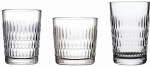 Klaaside komplekt Hermia Rain, klaas, 0.35 l, 18 tk