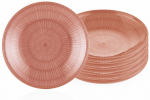 Taldrikute komplekt prae Hermia NON0029, &Oslash; 20 cm, punane v.