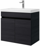 Vannitoakapp valamuga Riva SA63-10E, woodflow ash v., 35.2 cm x 63.5 cm x 60 cm