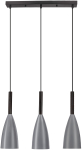 Valgusti lagi Candellux Lighting Flen 50159260, E27, 3 x 40 W, hall v. / must v.
