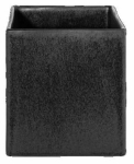 Lillepott ASA Selection Quadro, keraamiline, 10 cm x 10 cm, must v.