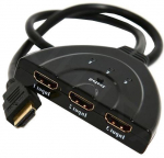 Adapter Gembird HDMI / HDMI x 3 DSW-HDMI-35 HDMI x 3, HDMI male, 0.5 m, must v.