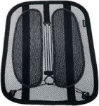 Tooli seljatugi Fellowes, must v.