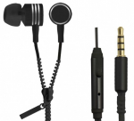 Juhtmega k&otilde;rvaklapid Esperanza Zipper Zipper, must v.