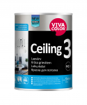 V&auml;rv Vivacolor Ceiling 3, valge v., 0.9 l