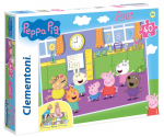 Pusle Clementoni Peppa Pig, 100 cm x 70 cm, 40 tk, mitmev&auml;rviline