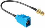 Juhe Delock Fakra Z - SMA 88583 FAKRA Z, SMA, 0.2 m, sinine v./kuldne v./must v.