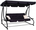 Aiakiik Springos Linda GS0016, must v., 120 cm x 220 cm x 162 cm