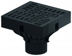 Sadevee trapp Aco DN 100 Self XtraPoint 25x25 cm B 125, 25 cm, plastik
