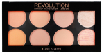 P&otilde;sepuna Makeup Revolution London Blush Palette, hele pruun v., hot spice, 12.8 g