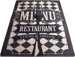 Vaip sise Conceptum Hypnose Food And Drink 882CHL3367, must/kreemjasvalge, 120 cm x 80 cm