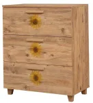 Kummut Kalune Design Leva Gravis Seed, pruun v., 95 cm x 80 cm x 43 cm